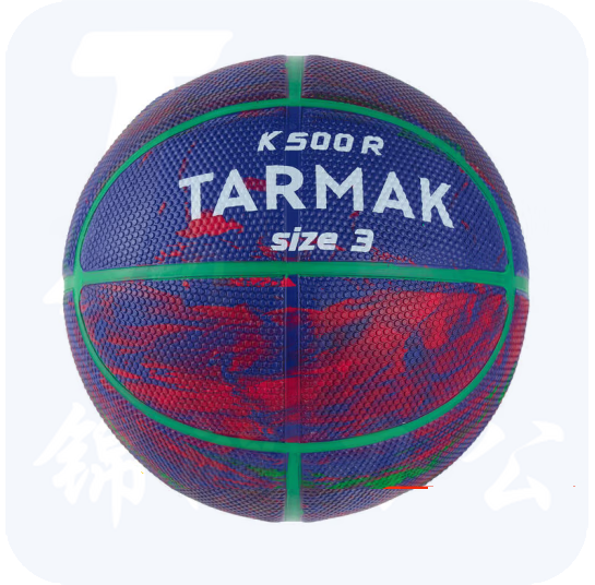 迪卡侬  儿童篮球幼儿篮球迷你篮球小篮球  紫红绿3号橡胶球  货号：YC