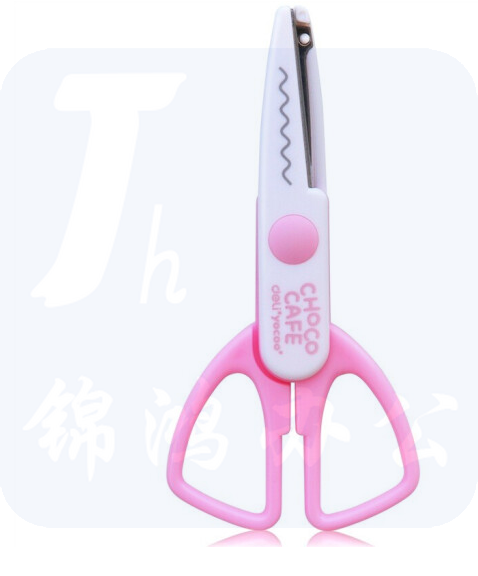 得力 95373 花边剪 136mm (单位:把) 混色