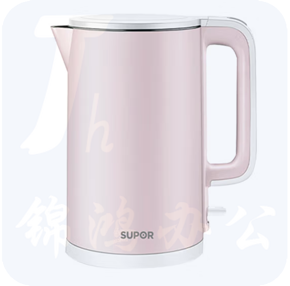 苏泊尔（SUPOR）电热水壶 家用大容量自动烧水壶 食品级不锈钢内胆 双层保温防烫 1.5L SW-15S02A
