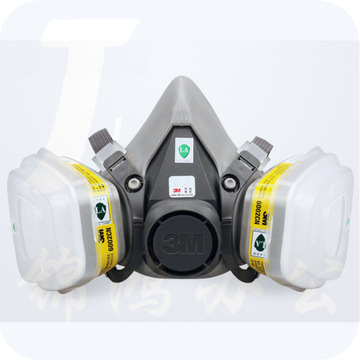 3M 6200+5N11+501+6002 6200+6002呼吸防护七件套装 灰黑色