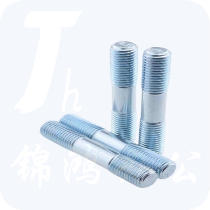 双头螺丝 4.8级镀锌 对丝 螺栓 M22*200 ；套