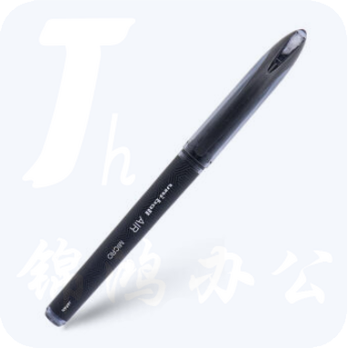 三菱uni-ball AIR签字笔UBA-188-M 顺滑草图笔绘图笔自由控墨黑科技学生0.5m 黑色 12支