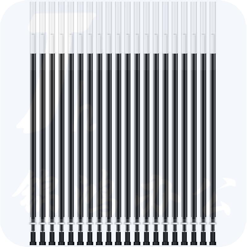 得力 A702 学生中性替芯0.5mm全针管(黑)   20支/盒  按盒销售