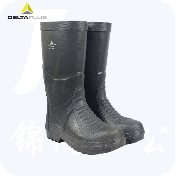 代尔塔 301401 防化救援安全靴 防砸防刺穿耐酸碱耐油耐250℃高温