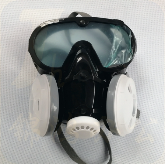 口鼻眼罩连体防尘面罩   货号：JC