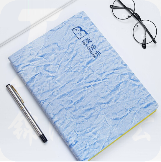 皮面本 210X285  蓝色皮纹纸  黑白内页  70克 货号：JC  200本起订