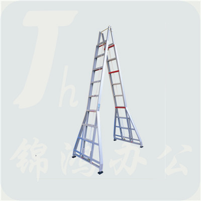 登月 8米 铝合金加厚人字升降梯