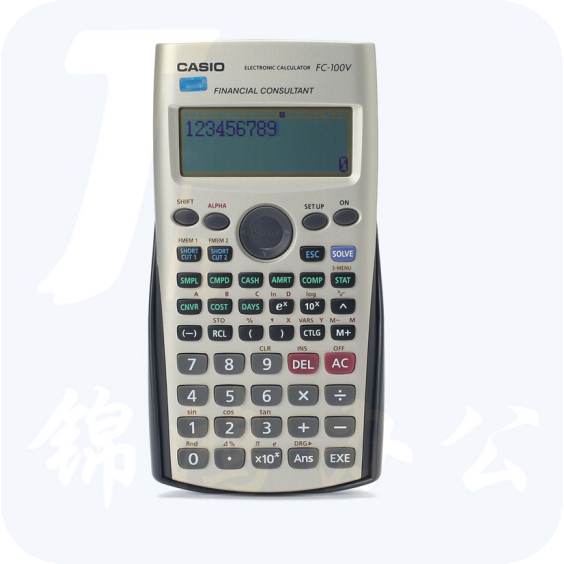 卡西欧  FC-100V 学生金融理财考试计算器