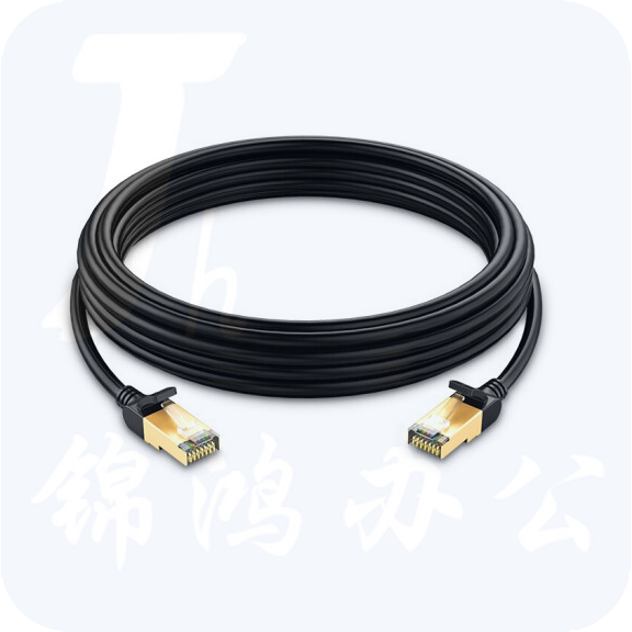 绿联 3米11270 黑色 七类屏蔽网线 Cat7