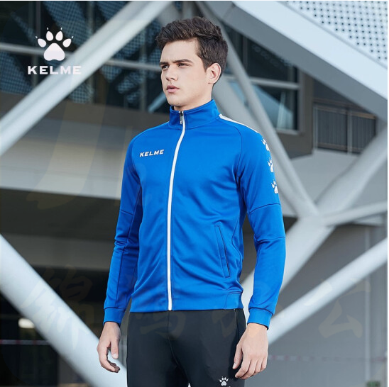 卡尔美  3881324  中甲同款足球训练服秋冬运动夹克外套