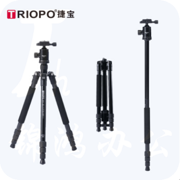 捷宝(TRIOPO) 三脚架 M2508+D2A铝合金 专业稳定三脚架云台套装