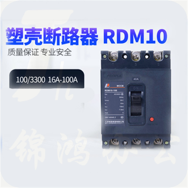 人民电器 RDM10-100/3300 25A塑壳断路器