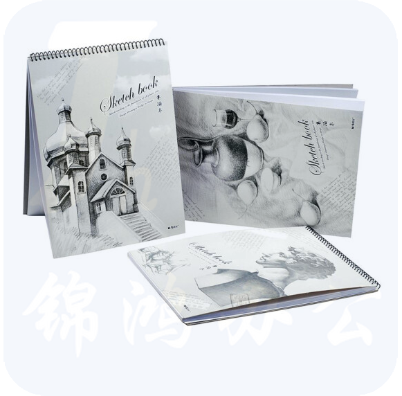 晨光（M&G） 素描本 空白速写本 美术绘画用涂鸦本学生画画本 手绘本画画本写生本 8K 横翻速写本 50页APYMN135