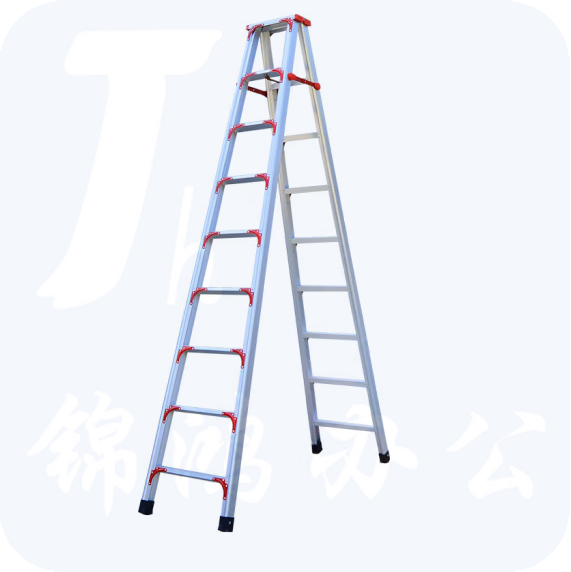 津福  铝合金人字梯  4米    货号：JC