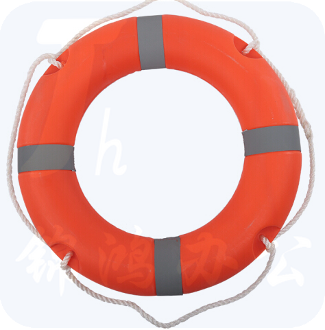 防汛抗洪救生圈抗老化2.5kg救生圈橙色 货号：JC