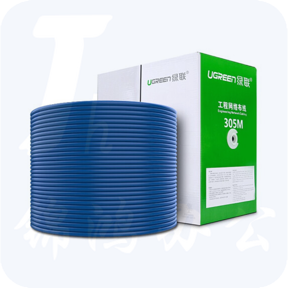 绿联   305米六类0.57铜芯千兆网线 货号：WY