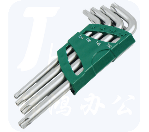 世达（SATA）9件加长中孔花形扳手组套 09702