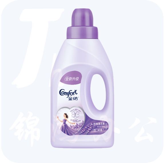 金纺 1L*12瓶 衣物柔顺剂护理剂 柔软留香防静电 怡神薰衣草