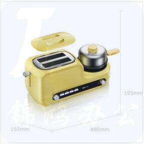 小熊（Bear） DSL-A02Z1 烤面包机 2片家用早餐机多士炉吐司机蒸蛋器煮蛋煎蛋
