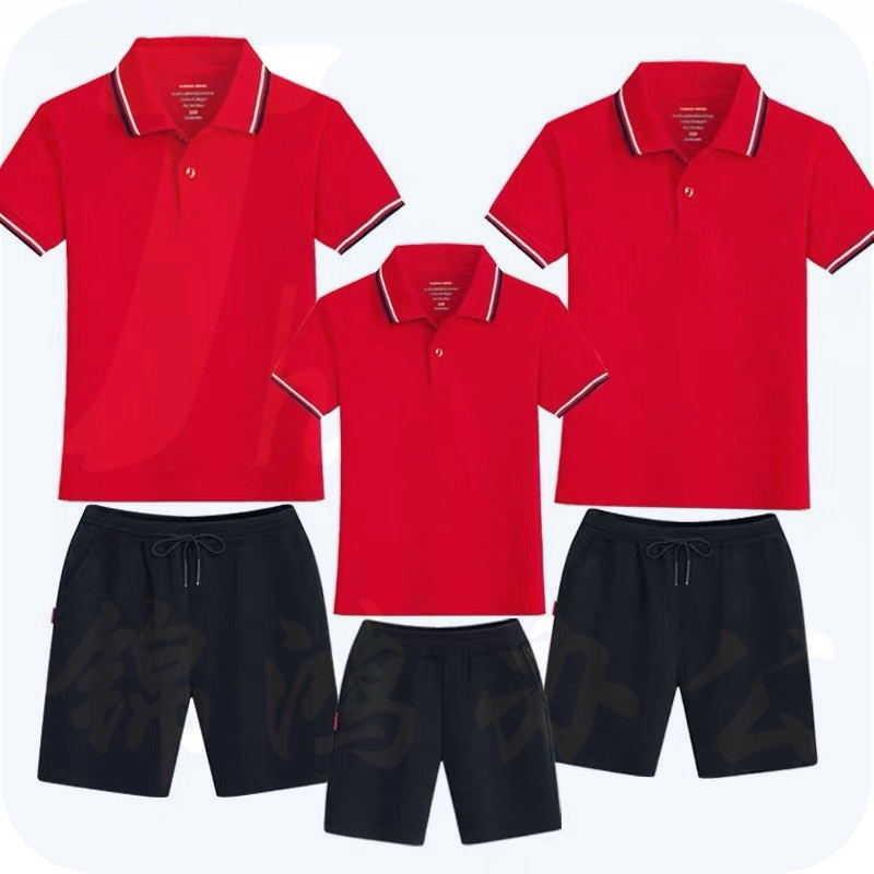 儿童短袖套装 活动POLO衫