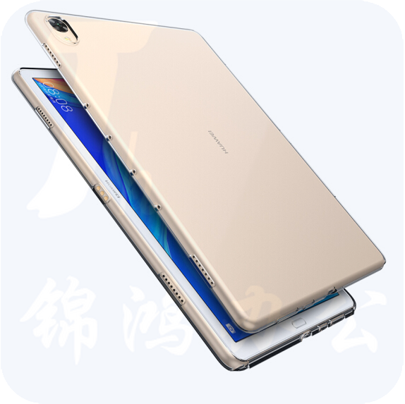 华为MatePad 10.8 华为平板M6保护壳硅胶套 轻薄防摔磨砂软壳-透明