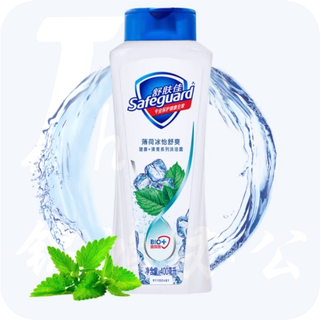 舒肤佳沐浴露 薄荷400g 滋润保湿