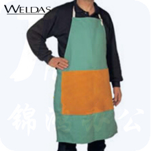 威特仕 / WELDAS 33-7136火狐狸护胸围裙加耐磨皮层电焊专用围裙91cm长轻便电焊围裙 1件