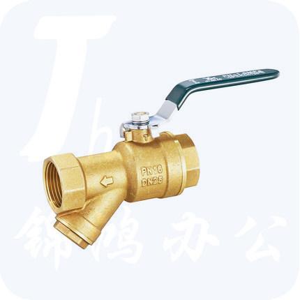 巨联（JULIAN）铜球阀过滤器  25  Y型一体铜阀门
