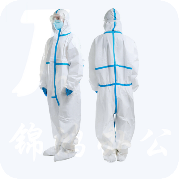 稳健 一次性防护服  PE覆膜+PP无纺布隔离服