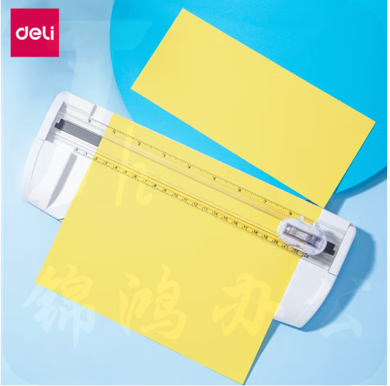 得力 A5裁纸刀手动切纸刀裁纸机裁切照片TD801 单次最多5张 白色