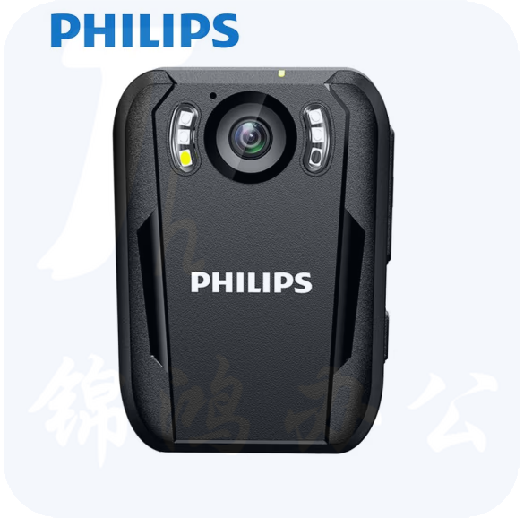 飞利浦 VTR8102 记录仪 64G便携音视频1296P高清红外夜视摄像机 便携式摄像装置