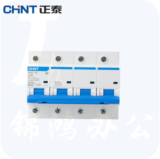 正泰  过载空气开关NXB-125-4P-C125 小型断路器4P 125A