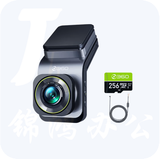 360行车记录仪高清 G900 4K超高清 双频wifi+256G卡+降压线  货号：JC