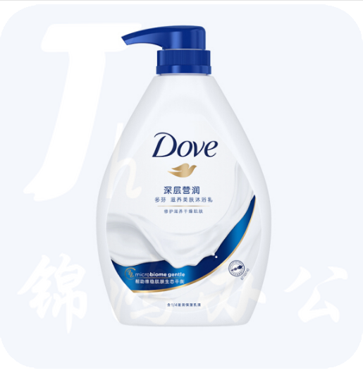 多芬 1000g 深层营润滋养美肤沐浴乳（12瓶/箱）
