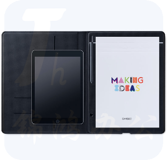 和冠Wacom bamboo Folio CDS610G 智能笔记本 电子绘画本 数位本手绘 小号