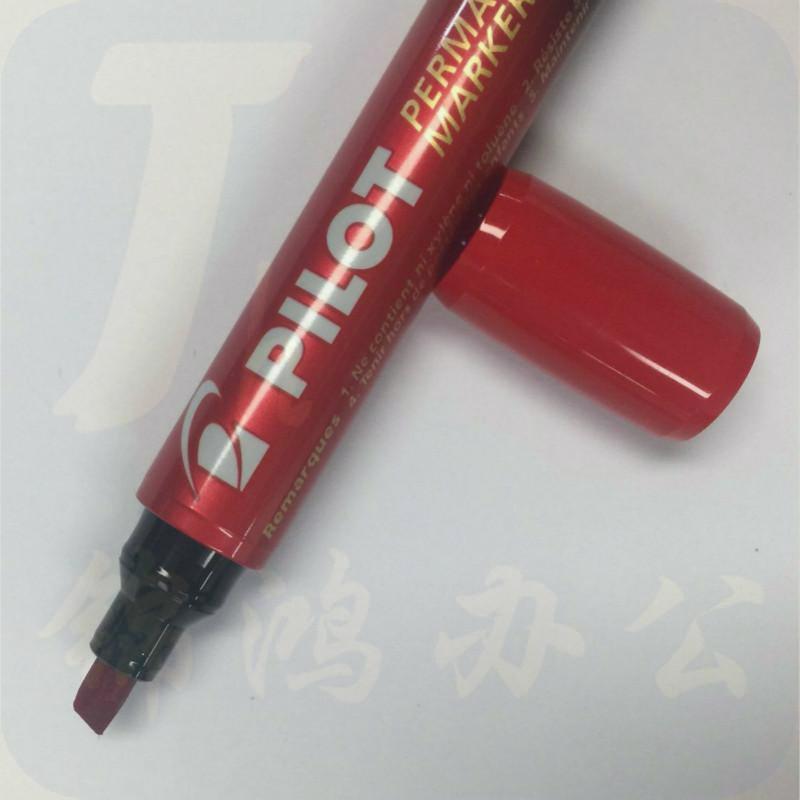 百乐 SCA-100-R-CHN 油性箱头笔 F咀 红色  按支销售