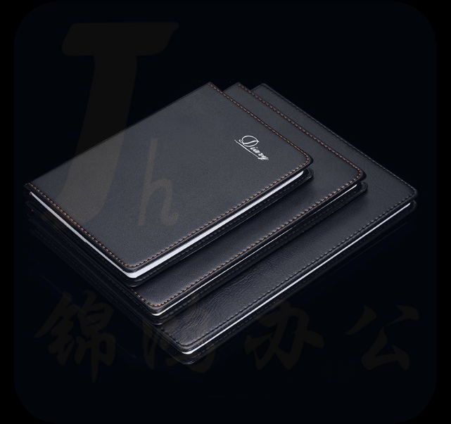 定做笔记本 皮面本 10*14cm  200本起订  货号：JC