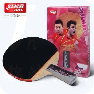 红双喜直拍双面反胶乒乓球拍 A4006