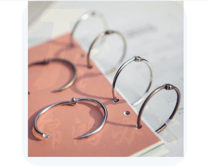 打孔机卡扣 装订圈 活页本卡子  100个/包