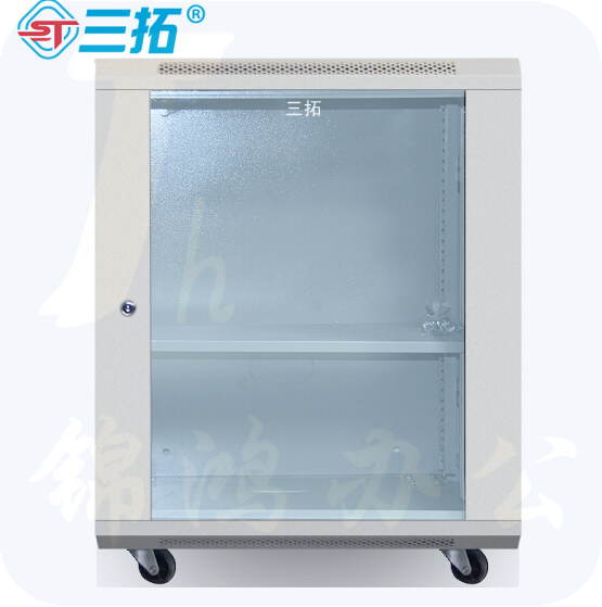 三拓  T3.6612 机柜小型网络12U弱电监控音响落地壁挂交换机小机柜0.7米墙柜