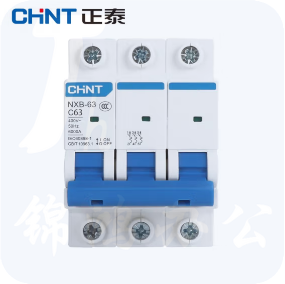 正泰 NXB-63-3P-C63    空气开关 过载空气开关 3P 63A
