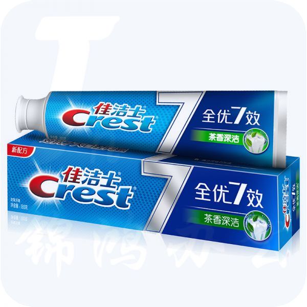 佳洁士 全优七效 茶香深洁牙膏 180g