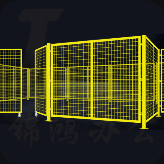 隔离防护网门（含轮）  2*4米 带立柱带轮