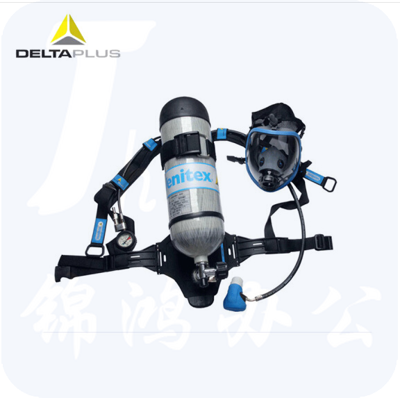 代尔塔 106005 正压式空气呼吸器 6.8L标准配合防化服化工