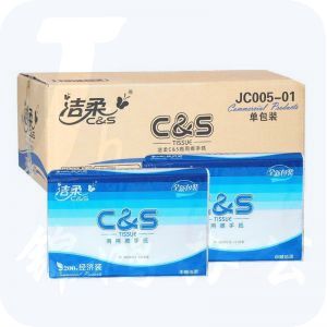 洁柔(C&S) 经济装商用擦手纸 JC005-01 单层 200抽 20包/箱