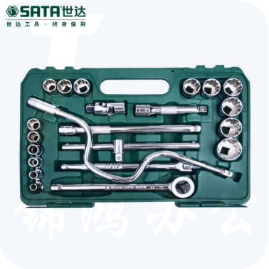 世达（SATA）22件12.5MM系列英制套筒组套 货号09088