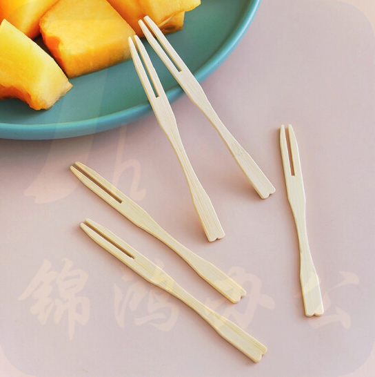 一次性叉子  木制叉 甜品叉  水果叉  100起售  货号：LJ