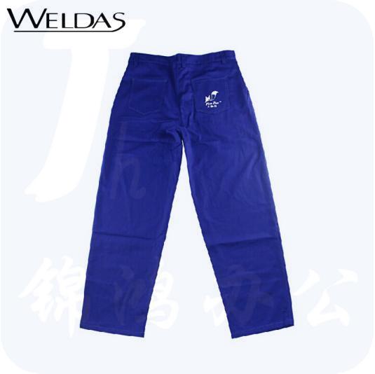 威特仕 / WELDAS 33-9700 火狐狸蓝色电焊工作裤阻燃棉材质 适合烧焊铸造石油化工机电等场合 XL 1条