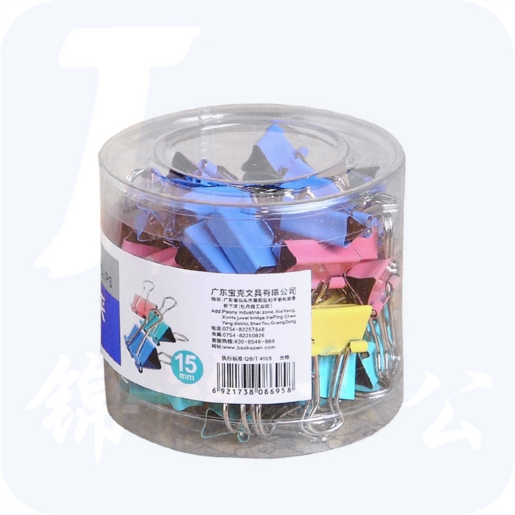 宝克 BC1350 长尾夹 60个/筒 (单位：筒)