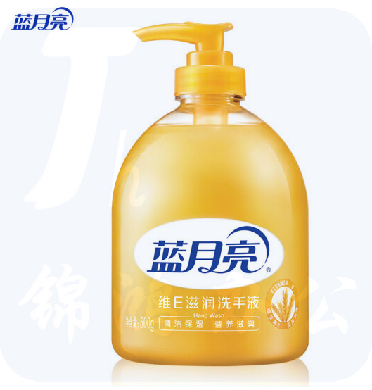 蓝月亮 维E保湿洗手液 500g/瓶 干性肤质适用 添加维生素E 12瓶
